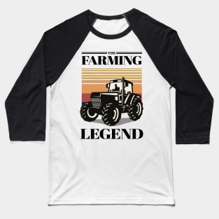 Classic Farming Legend Baseball T-Shirt